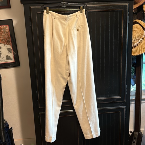 Awesome Vintage, Raw Silk, Ralph Lauren Pants - Picture 3 of 8